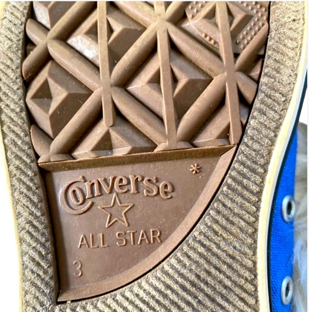 CONVERSE Blue ALL-STAR GIRL’S *LIKE NEW* SZ. 3 SNEAKERS